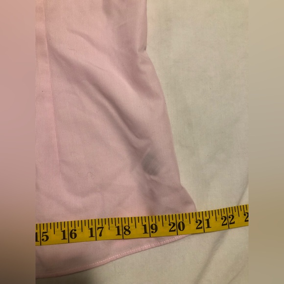 Brooks Brothers, 10, pink pink stripe with white collar & short sleeve cuffs - Picture 8 of 15